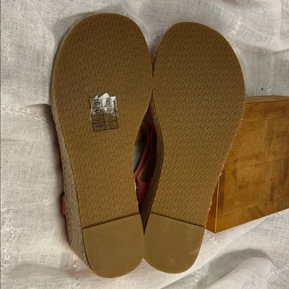 NWOT Michael Kors espadrille wedge sandal